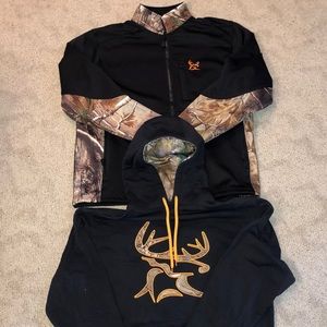 2 Items! Soft Shell and Hooded Sweatshirt